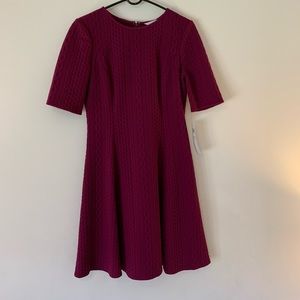 NEW deep fuchsia London Times dress SZ 10